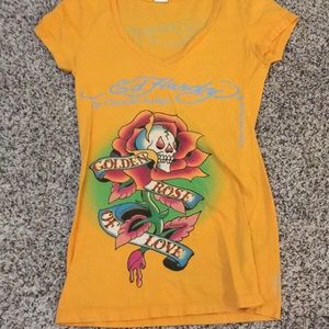 Ed Hardy t-shirt.
